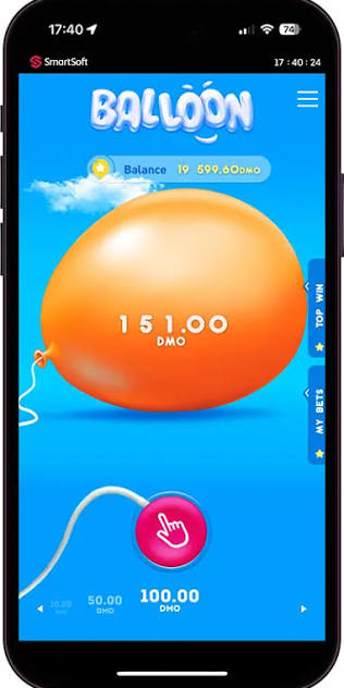 Aplicación Balloon: Juega al popular videojuego Balloon en línea por dinero real Aplicación Balloon: Juega al popular videojuego Balloon en línea por dinero real
